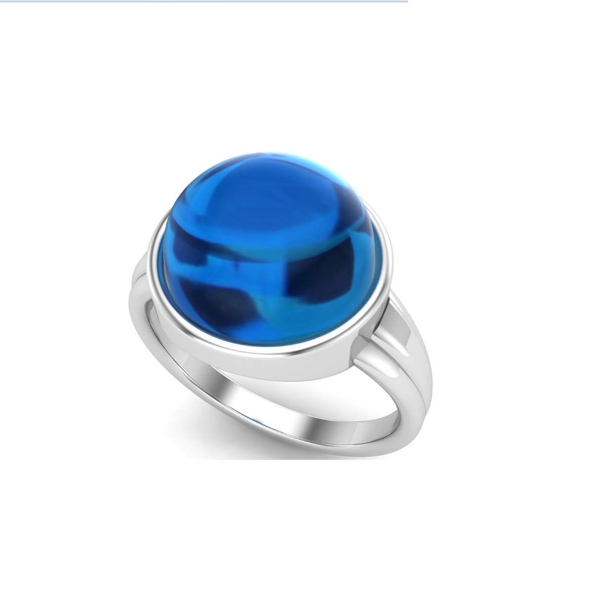 Bague lapis lazuli argent Osaka chevalière